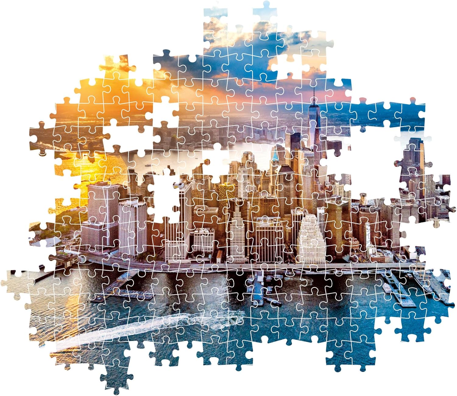 Clementoni 35543 New York, Puzzle 500 Teile, Hochwertige Kollektion, für Erwachsene, Hergestellt in Italien, Multicolor-35543, Multicolor