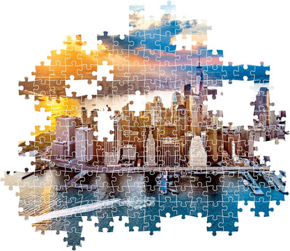 Clementoni 35543 New York, Puzzle 500 Teile, Hochwertige Kollektion, für Erwachsene, Hergestellt in Italien, Multicolor-35543, Multicolor