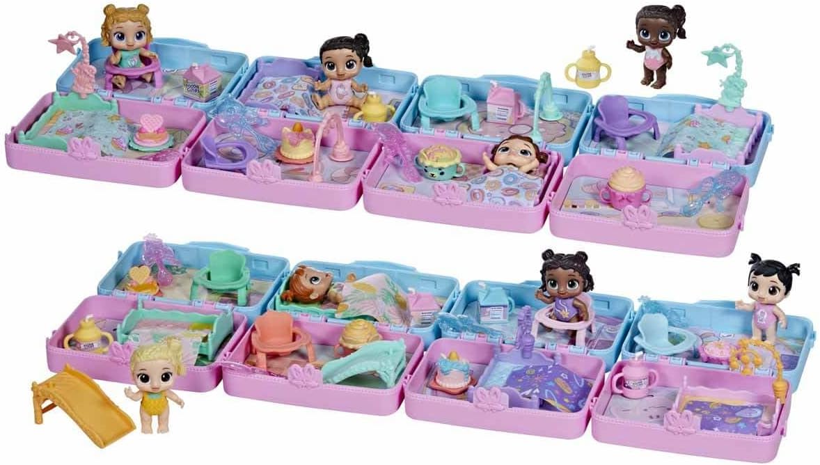 Baby Alive Foodie Cuties, Surprise Toy, 3-Inch Doll for Kids 3 and Up, 10 Surprises in Lunchbox-Style Case (Styles May Vary