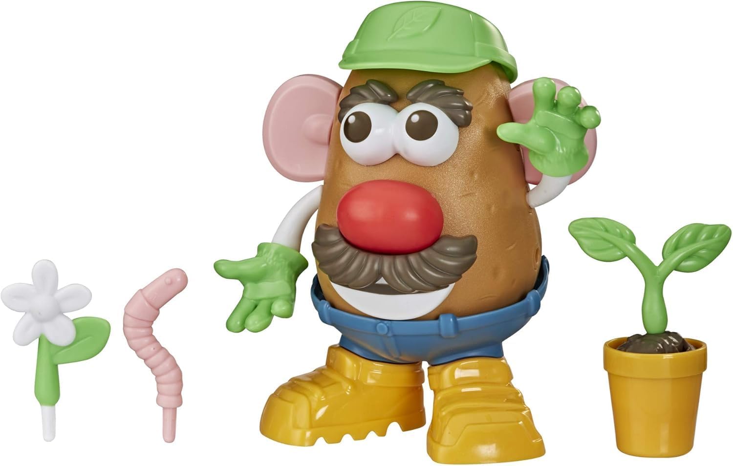 Mr Potato Head Goes Green Toy for Kids Ages 3 and Up, Made with Plant-Based Plastic and FSC-Certified Paper Packaging (Amazon Exclusive
