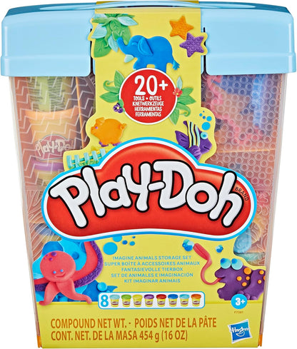 Play-Doh - Play-Doh Fantasiedieren Opbergset - 8 Kleipotjes