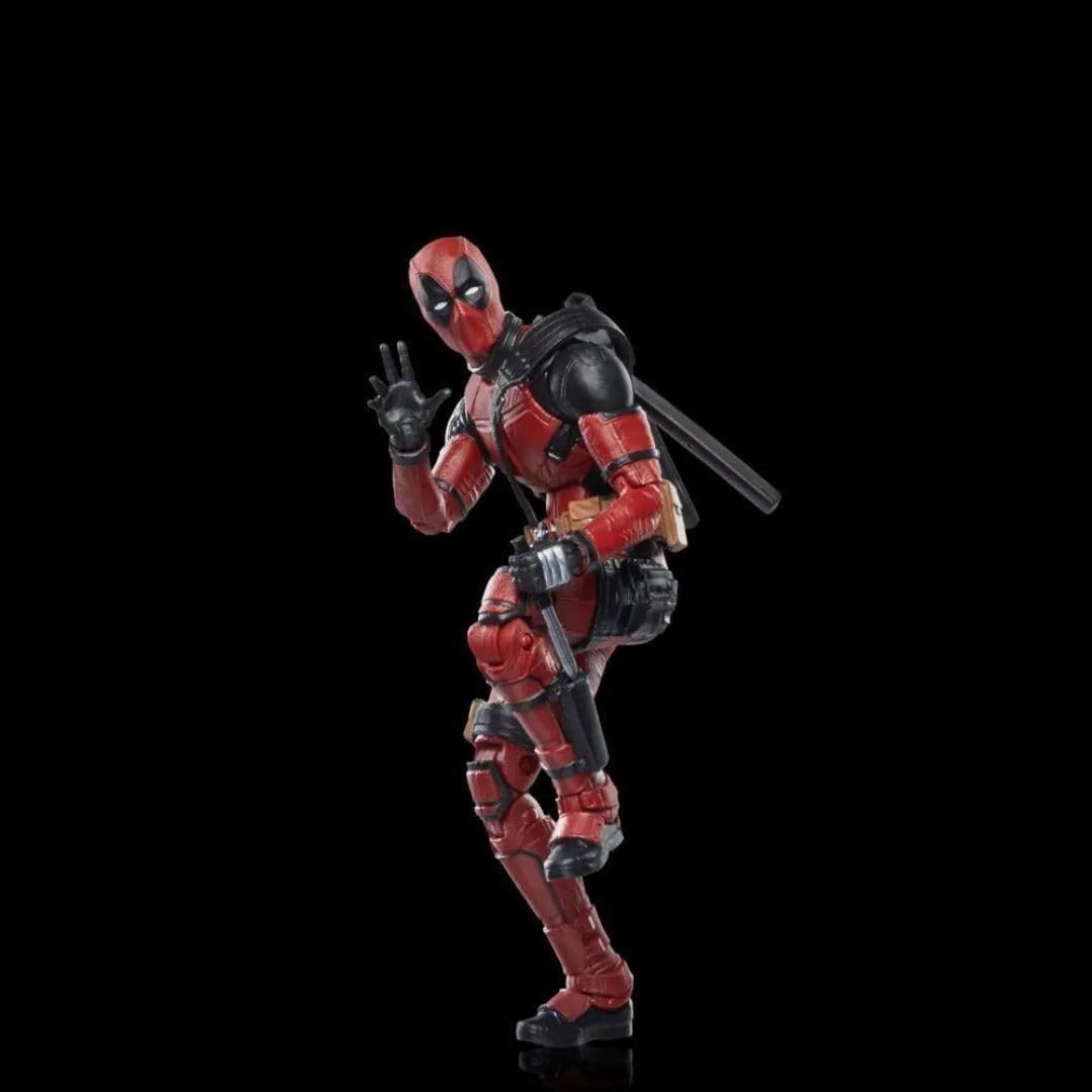 Marvel Legends Series Deadpool, Deadpool 2 Adult Collectible 6 Inch Action Figure, Red