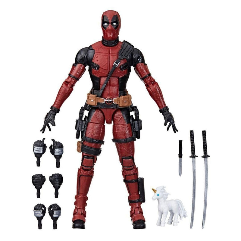 Marvel Legends Series Deadpool, Deadpool 2 Adult Collectible 6 Inch Action Figure, Red
