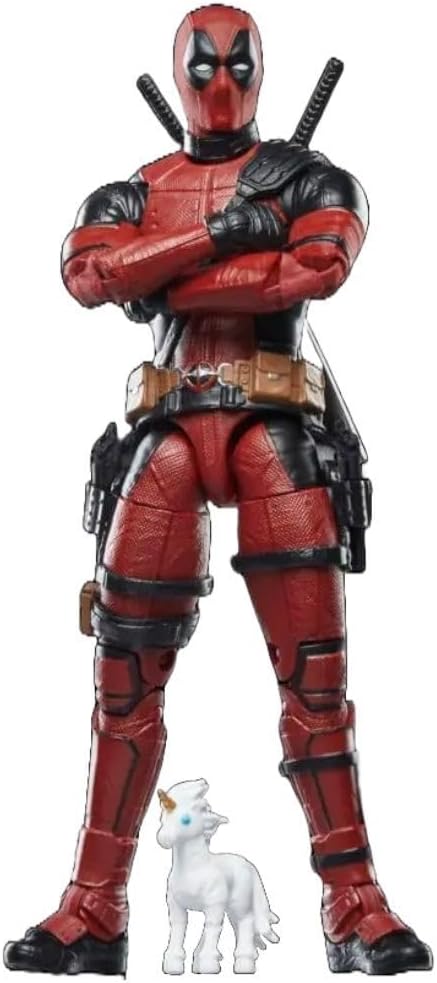 Marvel Legends Series Deadpool, Deadpool 2 Adult Collectible 6 Inch Action Figure, Red