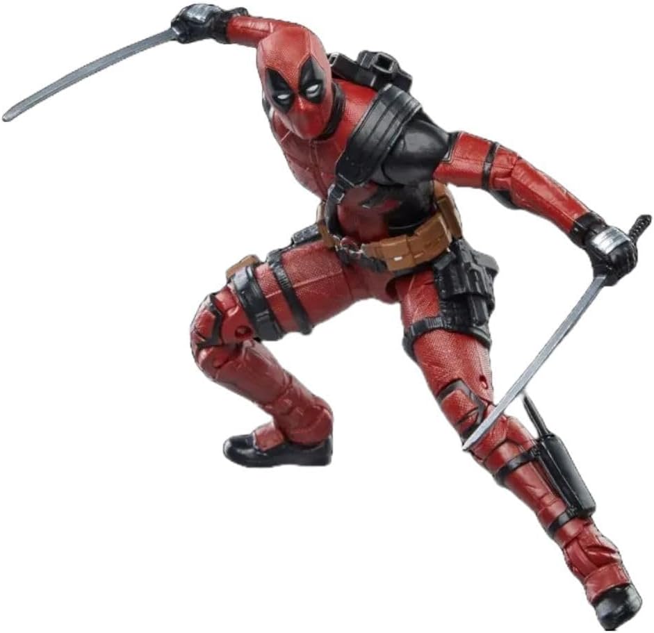 Marvel Legends Series Deadpool, Deadpool 2 Adult Collectible 6 Inch Action Figure, Red