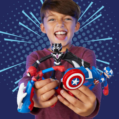 Play-Doh Marvel Captain America Stamping Shield Action Figure Playset Age 4+