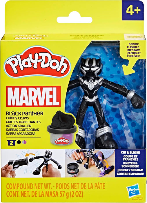 Play-Doh Marvel Black Panther Cutting Claws Action Figure Playset Age 4+