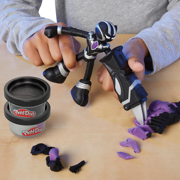 Play-Doh Marvel Black Panther Cutting Claws Action Figure Playset Age 4+