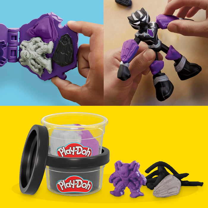 Play-Doh Marvel Black Panther Cutting Claws Action Figure Playset Age 4+
