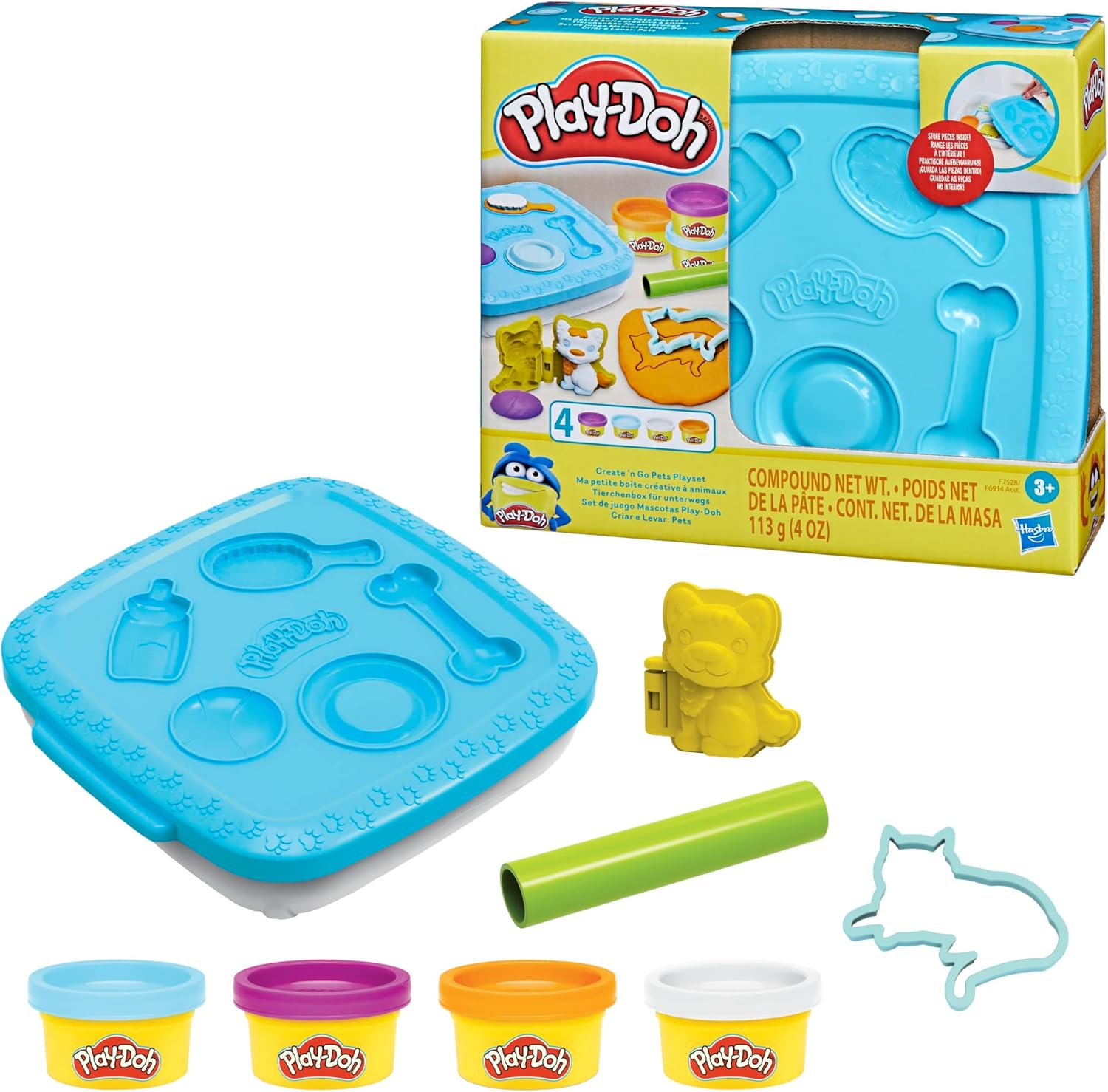 Hasbro Play-Doh Create N Go Pets Playset