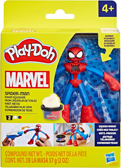 Play-Doh Marvel Spider-Man Thwip Squisher Action Figure Playset Age 4+