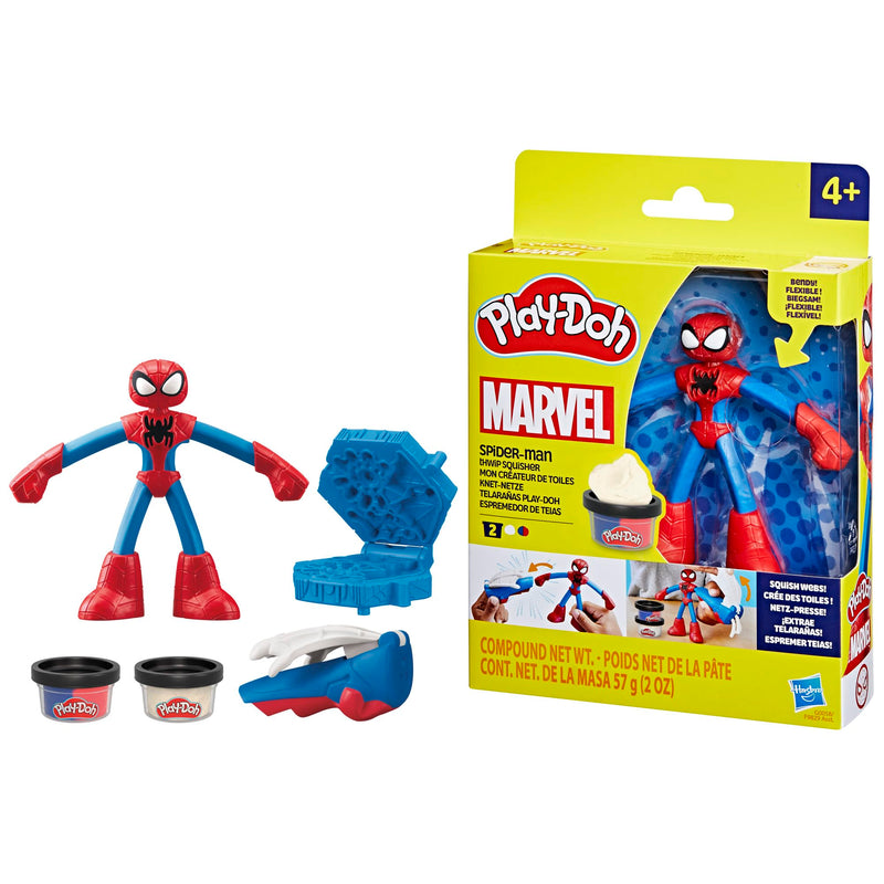 Play-Doh Marvel Spider-Man Thwip Squisher Action Figure Playset Age 4+