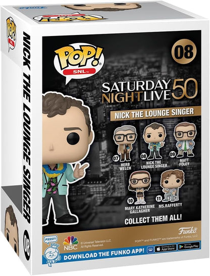 Funko Pop! TV: SNL 50th - Nick the Lounge Singer - Saturday Night Live - Collectable Vinyl Figure - Gift Idea - Official Merchandise - Toys for Kids & Adults - TV Fans - Model Figure for Collectors