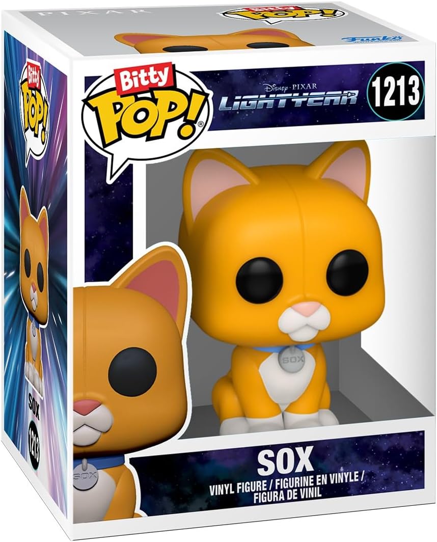 Funko Pop! Bitty: Pixar Mini Collectible Toys 4-Pack - Buzz Lightyear (XL-01), Sox, Red Panda Mei & Mystery Chase Figure (Styles May Vary