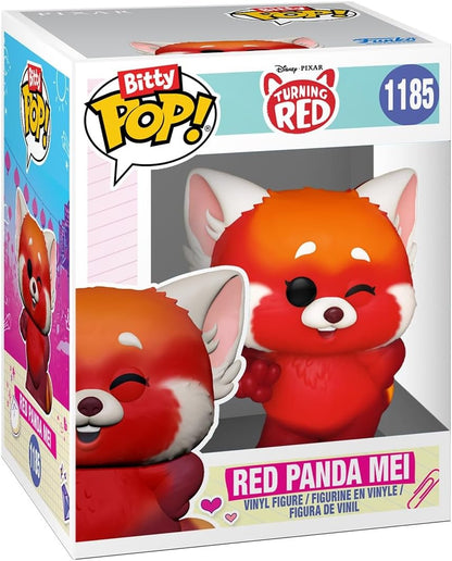 Funko Pop! Bitty: Pixar Mini Collectible Toys 4-Pack - Buzz Lightyear (XL-01), Sox, Red Panda Mei & Mystery Chase Figure (Styles May Vary
