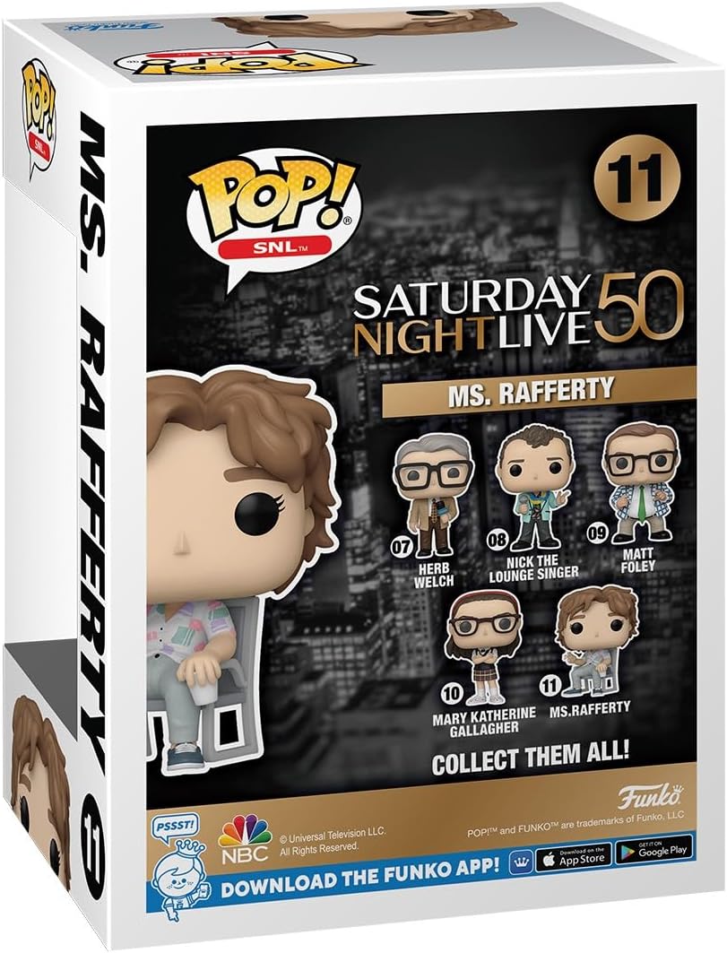 Funko Pop! TV: SNL 50th - Turd Ferguson - Ms. Rafferty - Saturday Night Live - Collectable Vinyl Figure - Gift Idea - Official Merchandise - Toys for Kids & Adults - TV Fans