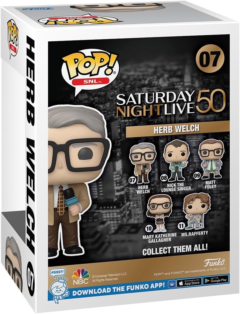 Funko Pop! TV: SNL 50th - Ed Grimley - Herb Welch - Saturday Night Live - Collectable Vinyl Figure - Gift Idea - Official Merchandise - Toys for Kids & Adults - TV Fans - Model Figure for Collectors