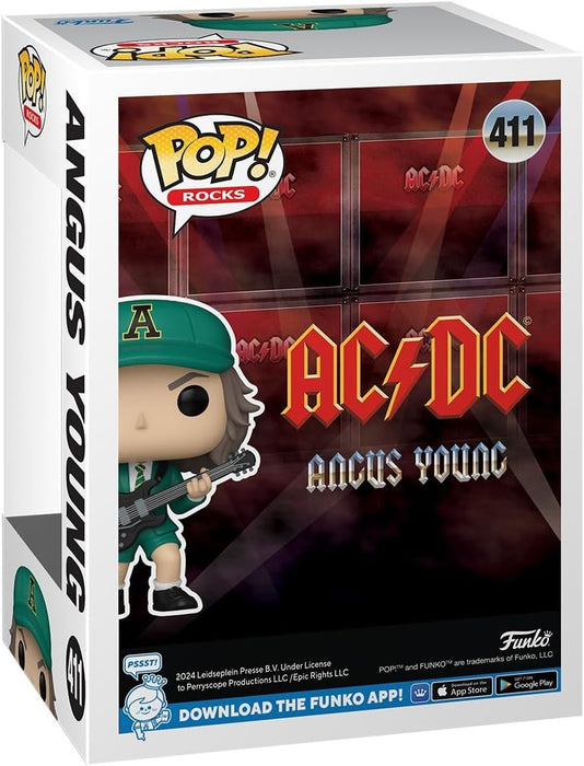 Funko Pop! Rocks: AC/DC - Angus Young - (Green) - Collectable Vinyl Figure - Gift Idea - Official Merchandise - Toys for Kids & Adults - Music Fans - Model Figure for Collectors and Display