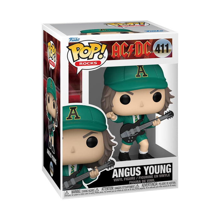 Funko Pop! Rocks: AC/DC - Angus Young - (Green) - Collectable Vinyl Figure - Gift Idea - Official Merchandise - Toys for Kids & Adults - Music Fans - Model Figure for Collectors and Display