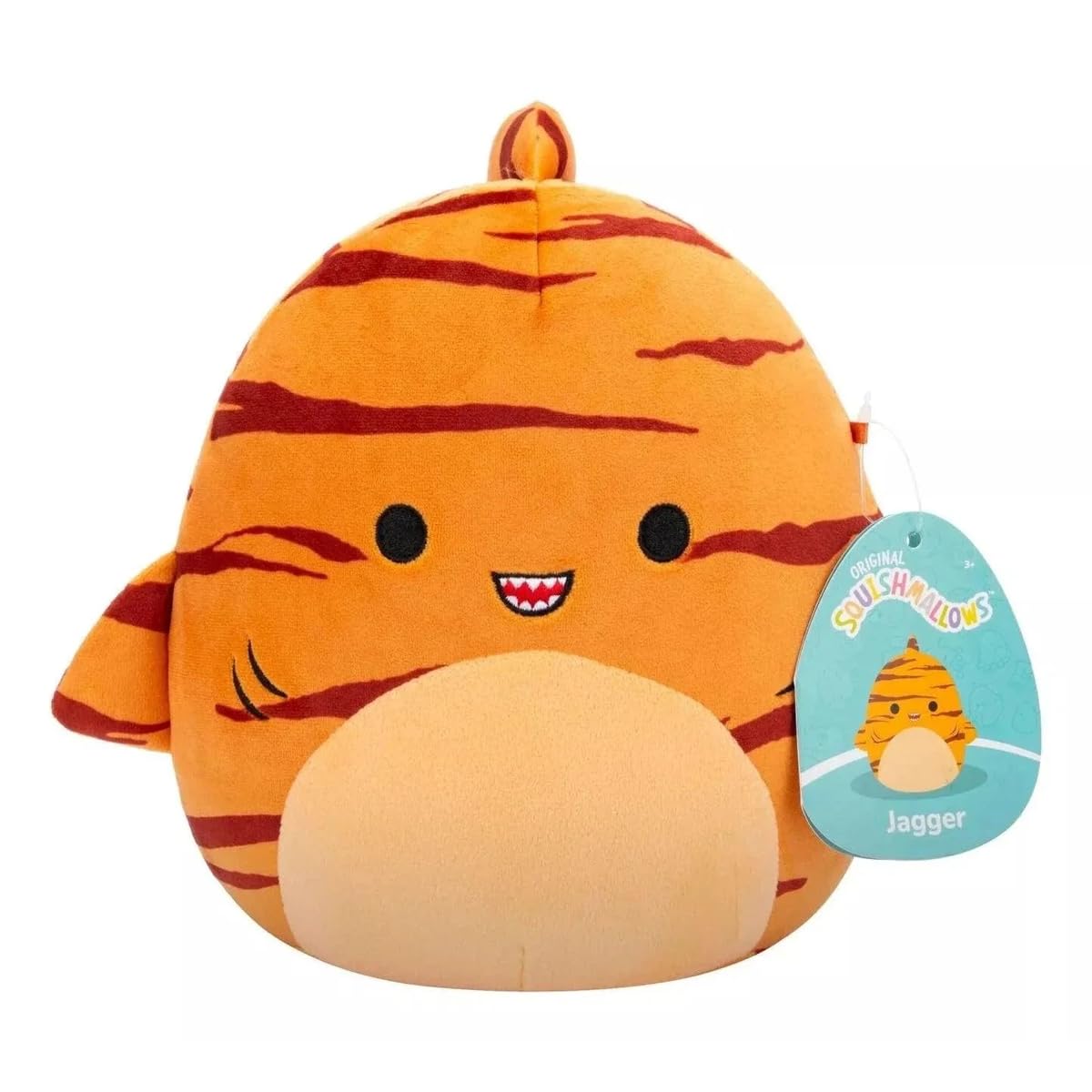 Squishmallows 7.5 Inch Plush - Jagger The Tiger Shark