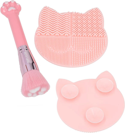 Depesche Topmodel Beauty And Me Kitty Style Brush And Cleaning Pad