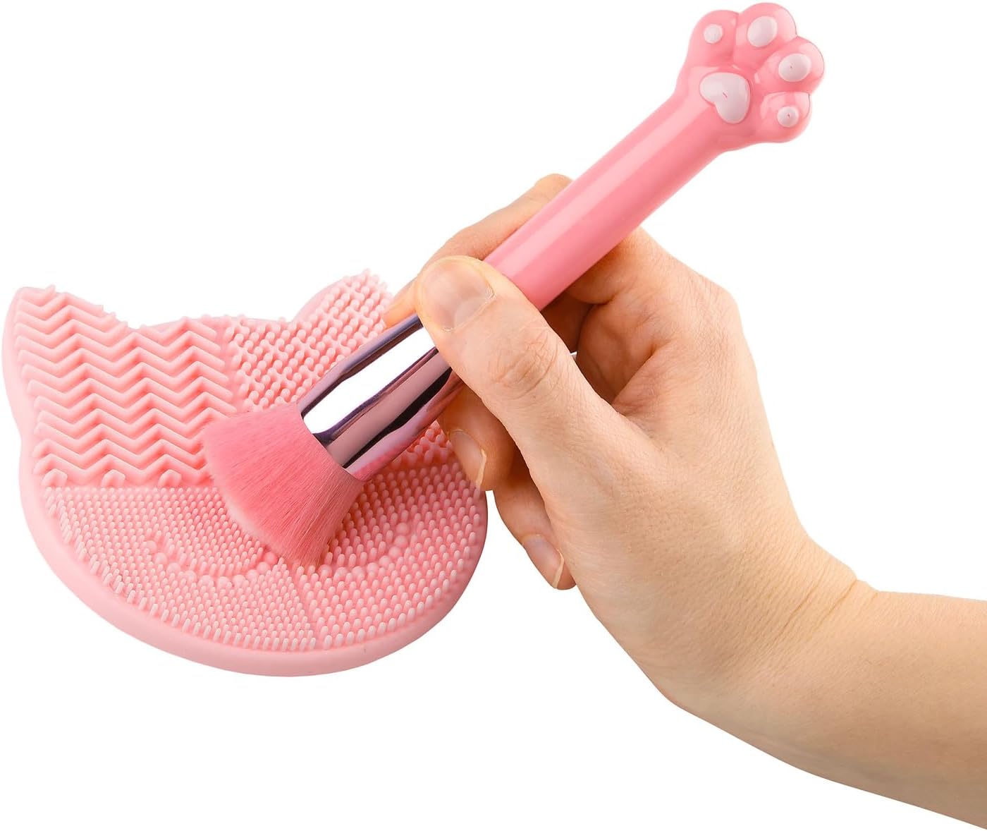 Depesche Topmodel Beauty And Me Kitty Style Brush And Cleaning Pad