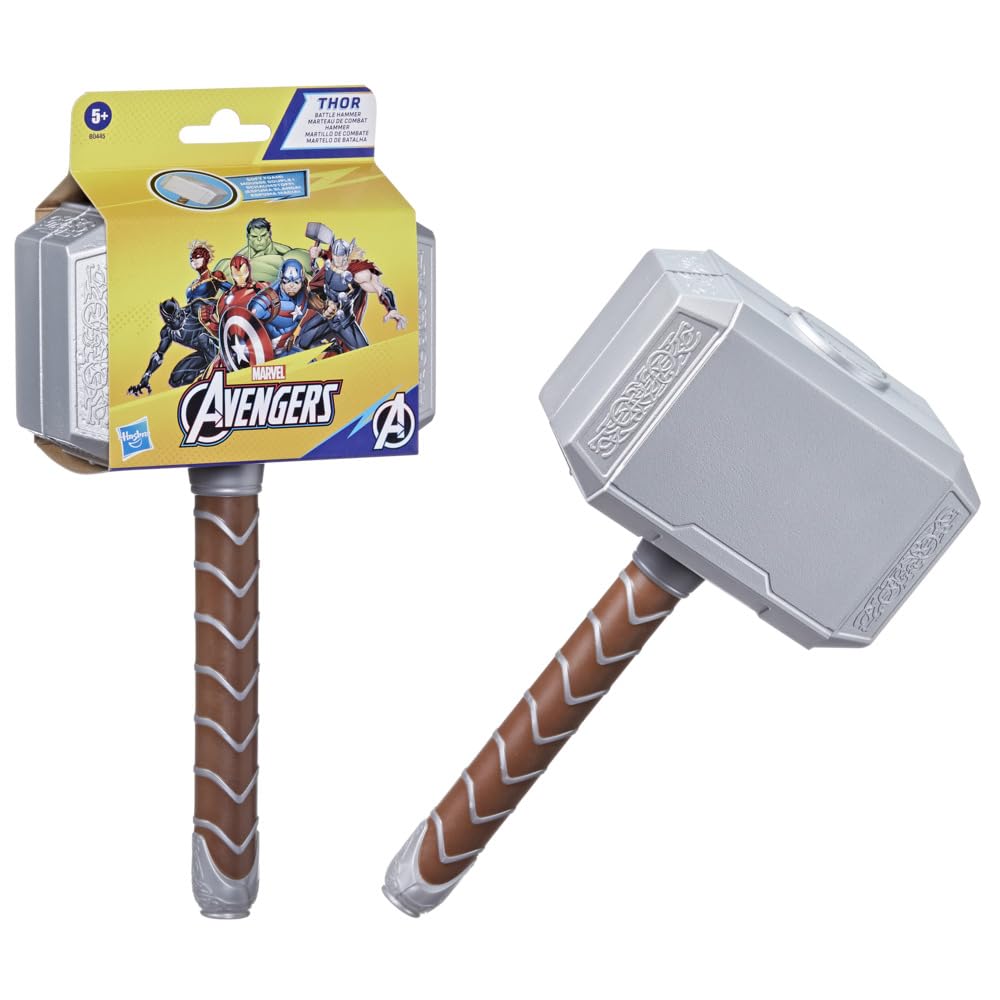 AVENGERS Marvel Thor Battle Hammer Soft Foam Toy Superhero Toy for Kids Ages 5+