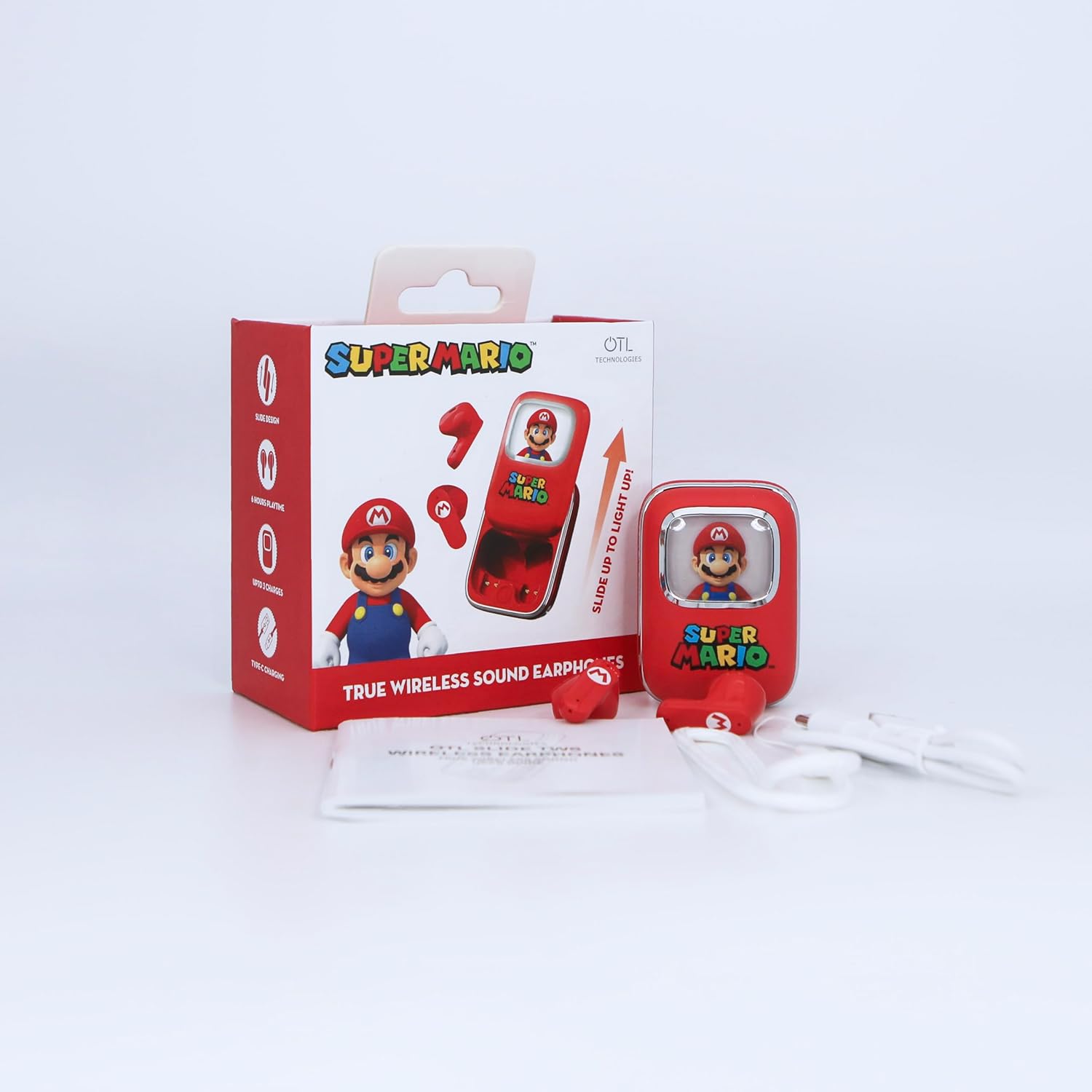 Otl - Super Mario Red Slide Tws Earphones