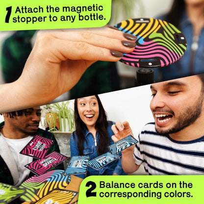 Big Potato Cards vs Gravity: The Gravity-Defying, Card-Balancing Game | Fun Card Game | 2+ players