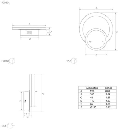`Eglo - Parrapos-Z Wall Lamp Black - Tw - Zigbee, Bluetooth`