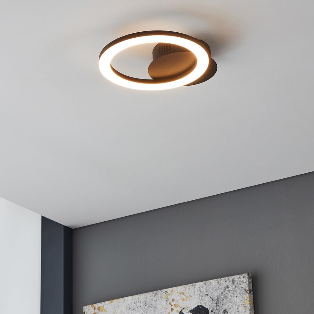 `Eglo - Parrapos-Z Wall Lamp Black - Tw - Zigbee, Bluetooth`