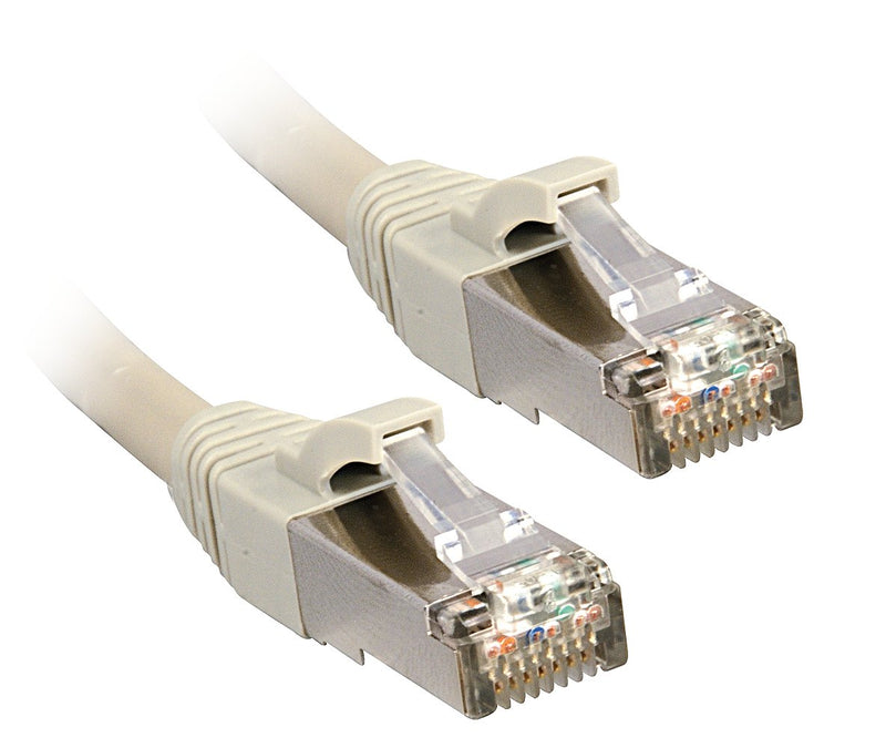 LINDY Cat. 6 STP shielded cable, Grey, 1.5 m