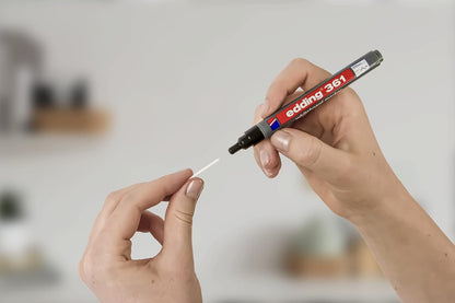 edding 361 whiteboard marker set - multi-coloured - 50 whiteboard pens - round tip 1 mm - whiteboard pen dry wipe - for whiteboards, flipcharts, magnetic, memo boards - sketchnotes - refillable