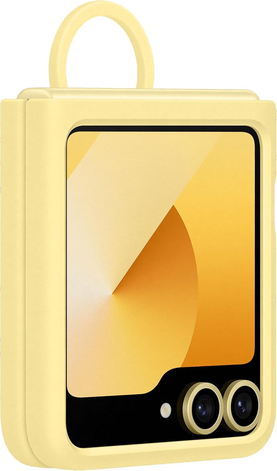 Samsung Galaxy Official Silicone Case with Ring for Galaxy Z Flip6, Yellow