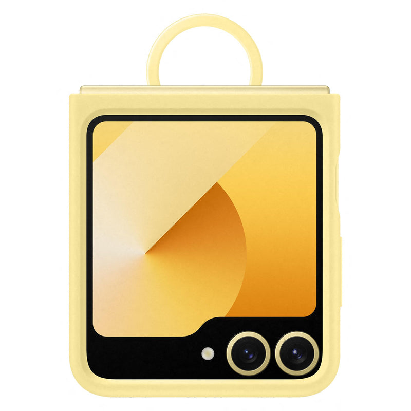 Samsung Galaxy Official Silicone Case with Ring for Galaxy Z Flip6, Yellow