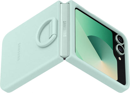 Samsung Galaxy Official Silicone Case with Ring for Galaxy Z Flip6, Mint