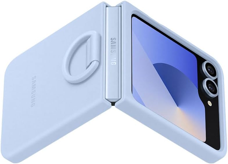 Samsung Galaxy Official Silicone Case with Ring for Galaxy Z Flip6, Blue