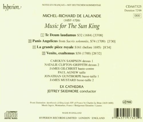 Michel-Richard De Lalande: Music for the Sun King