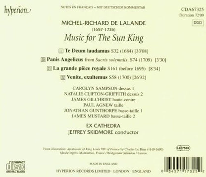 Michel-Richard De Lalande: Music for the Sun King