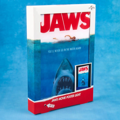 Fizz Creations Officially licensed Universal Classics Jaws Poster Light