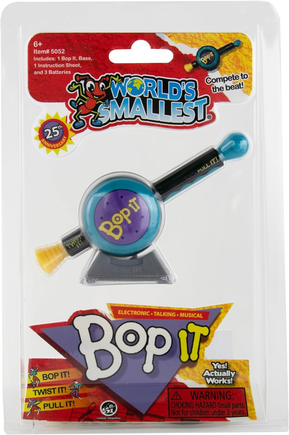 Worlds Smallest Bop It! Miniature Electronic Handheld Game