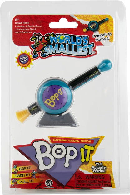 Worlds Smallest Bop It! Miniature Electronic Handheld Game