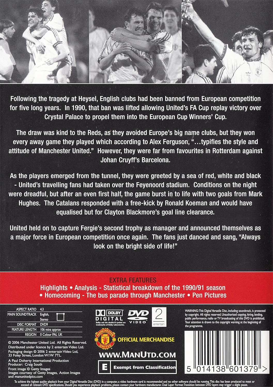Manchester United 1991 European Cup Winners' Cup Final