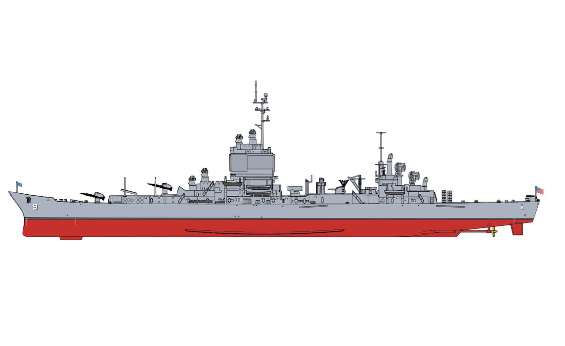 Dragon/CyberHobby 1:700 Scale USS Long Beach CGN-9 1980 Model Kit