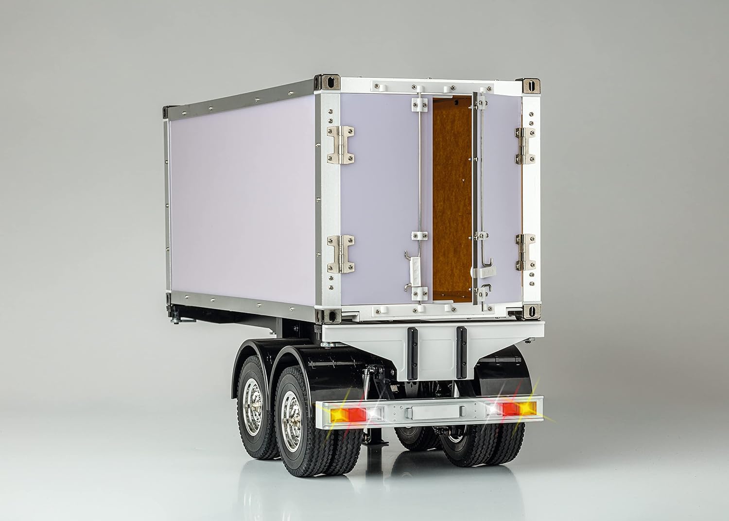 Carson 907334 1:14 20 ft. Container semi-Trailer Vehicle kit, RC, Accessories for Tamiya Trucks, Spare, Tuning Parts, Model Making, Made in Germany, 500907334