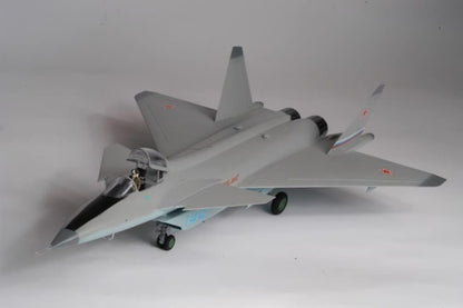 Zvezda 500787252 500787252-1:72 MIG 1.44 Russ. Multirole Fighter WA-Plastikbausatz-Modellbausatz-Zusammenbauen-Bausatz-für Einsteiger-detailliert, grau