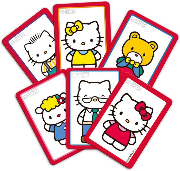 Top Trumps Hello Kitty Match features 15 of your favourite Hello Kitty friends travel board game gift and toy for Boys and Girls Aged 4 plus