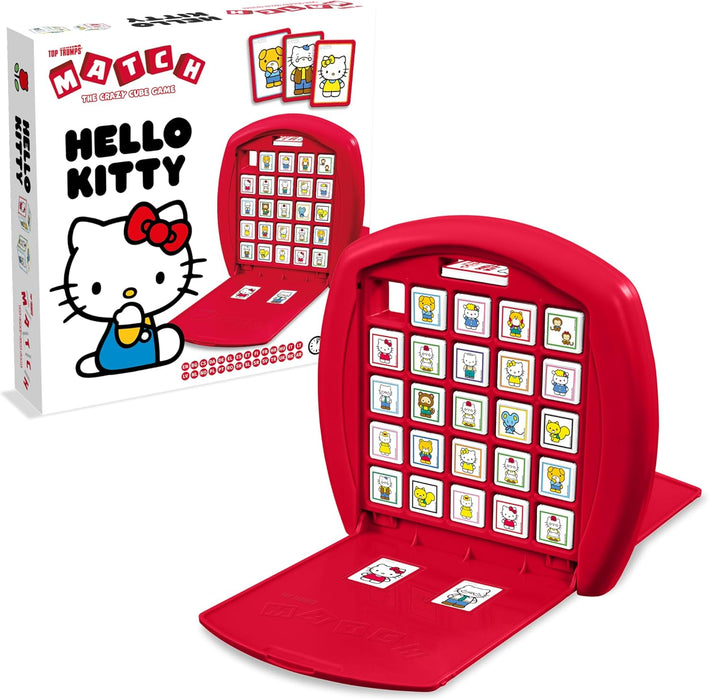 Top Trumps Hello Kitty Match features 15 of your favourite Hello Kitty friends travel board game gift and toy for Boys and Girls Aged 4 plus