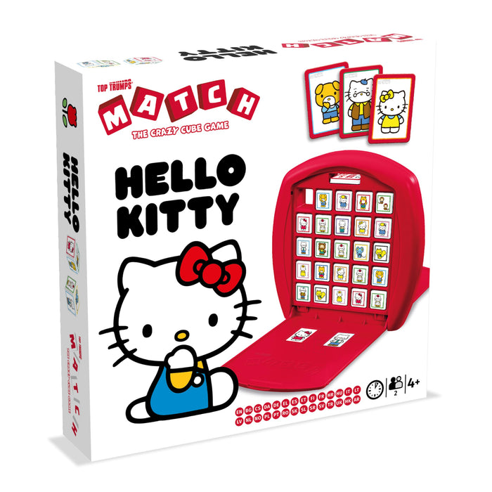 Top Trumps Hello Kitty Match features 15 of your favourite Hello Kitty friends travel board game gift and toy for Boys and Girls Aged 4 plus