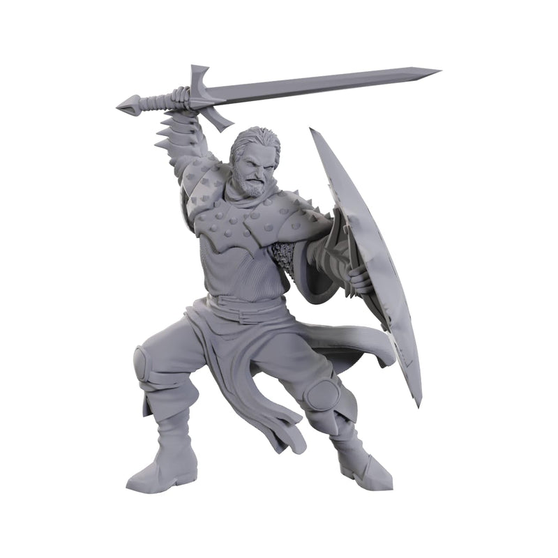 WizKids Dungeons & Dragons Nolzur's Marvelous Miniatures Dragon Army Soldier | Unpainted Miniatures | Wave 23 Plastic Dragon Army Soldier